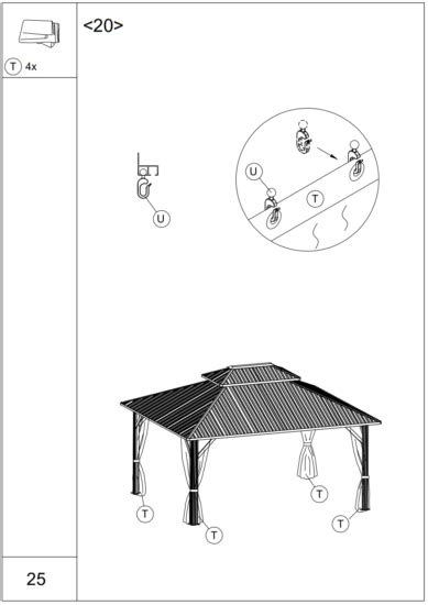 With a traditional look and style, this hardtop <strong>gazebo</strong> will provide for years to come the perfect shade from. . Erommy gazebo instructions